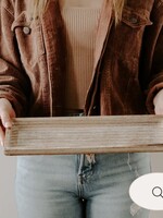 Sweet Water Decor Rustic Rectangular Wooden Tray