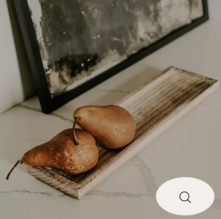 Sweet Water Decor Rustic Rectangular Wooden Tray