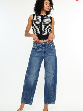 Low Slung Horseshoe Fit Jeans