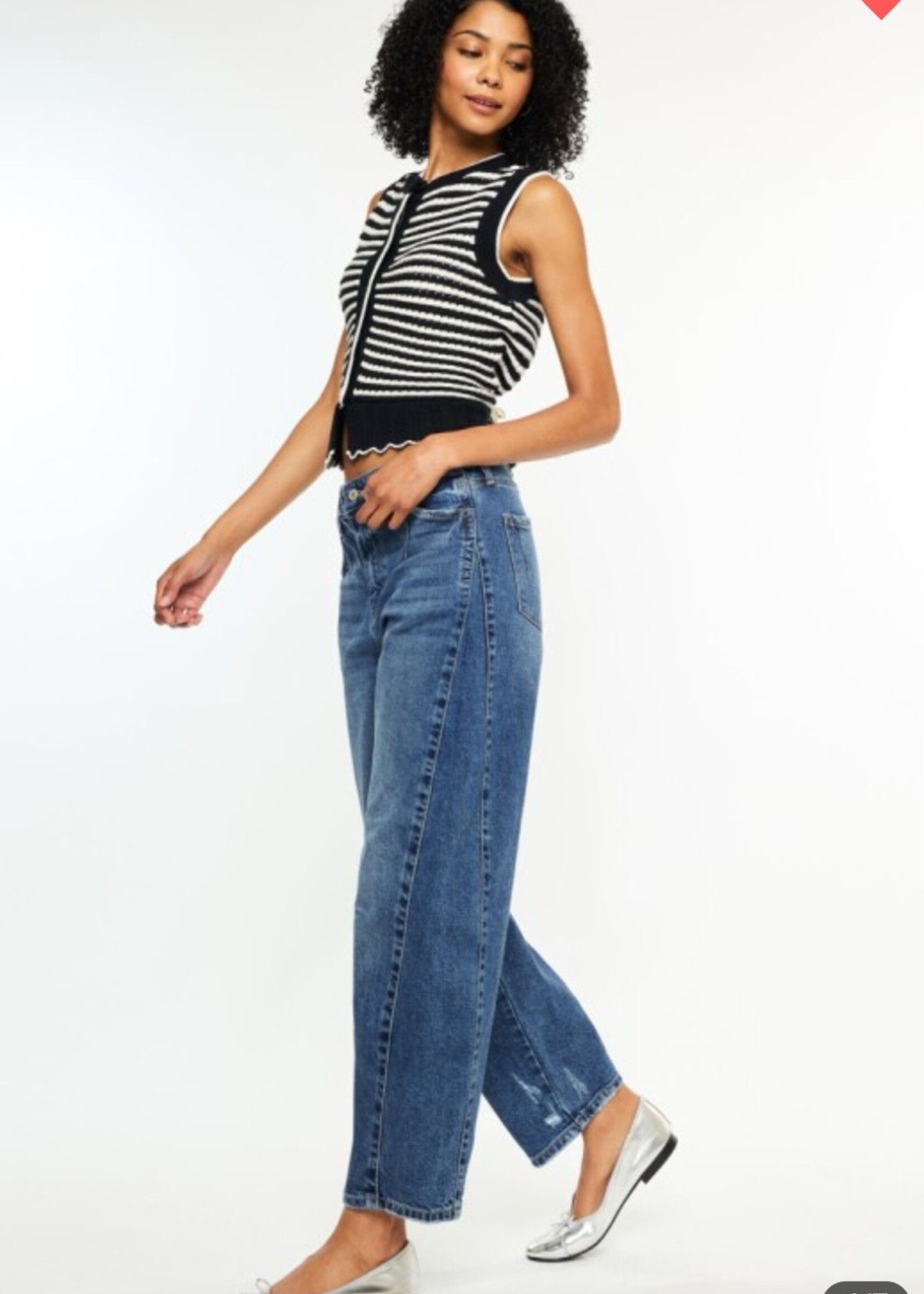 Low Slung Horseshoe Fit Jeans