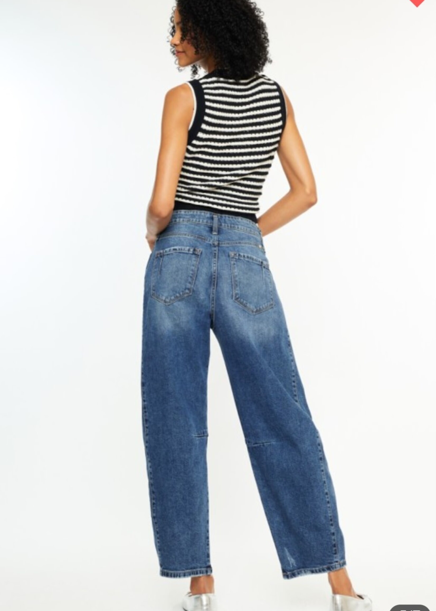 Low Slung Horseshoe Fit Jeans