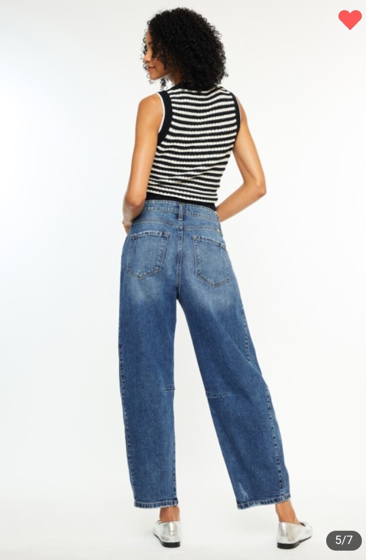 Low Slung Horseshoe Fit Jeans