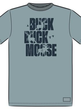 Life is Good MEN'S TYPEOUT BUCK BUCK MOOSE BOLD SHORT