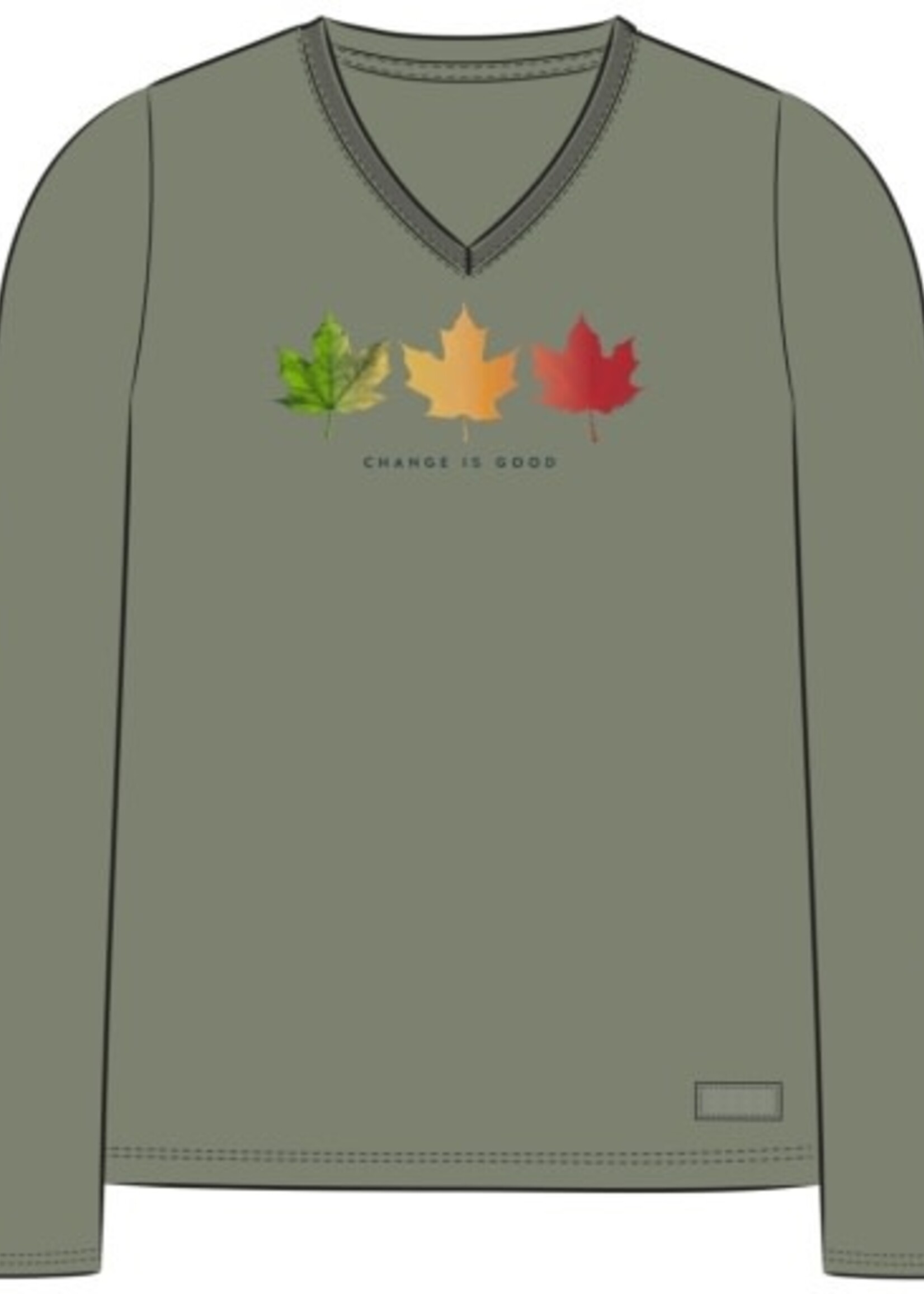 Life is Good WOMEN'S CHANGE IS GOOD 3 LEAVES LONG SLE