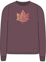 Life is Good WOMEN'S LEAF OF LEAVES LONG SLEEVE CRUSH