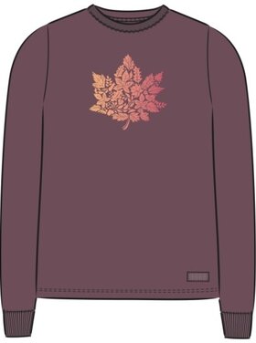 Life is Good WOMEN'S LEAF OF LEAVES LONG SLEEVE CRUSH