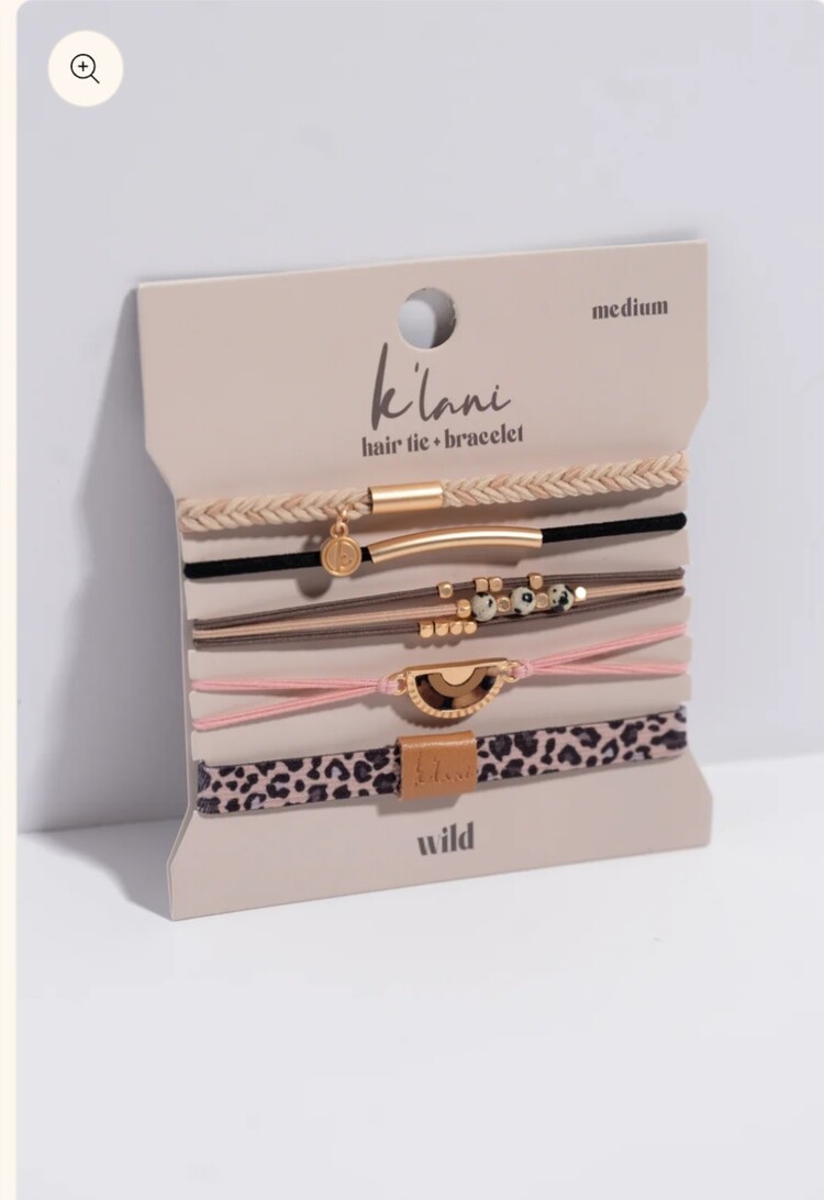 Wild hairtie bracelets
