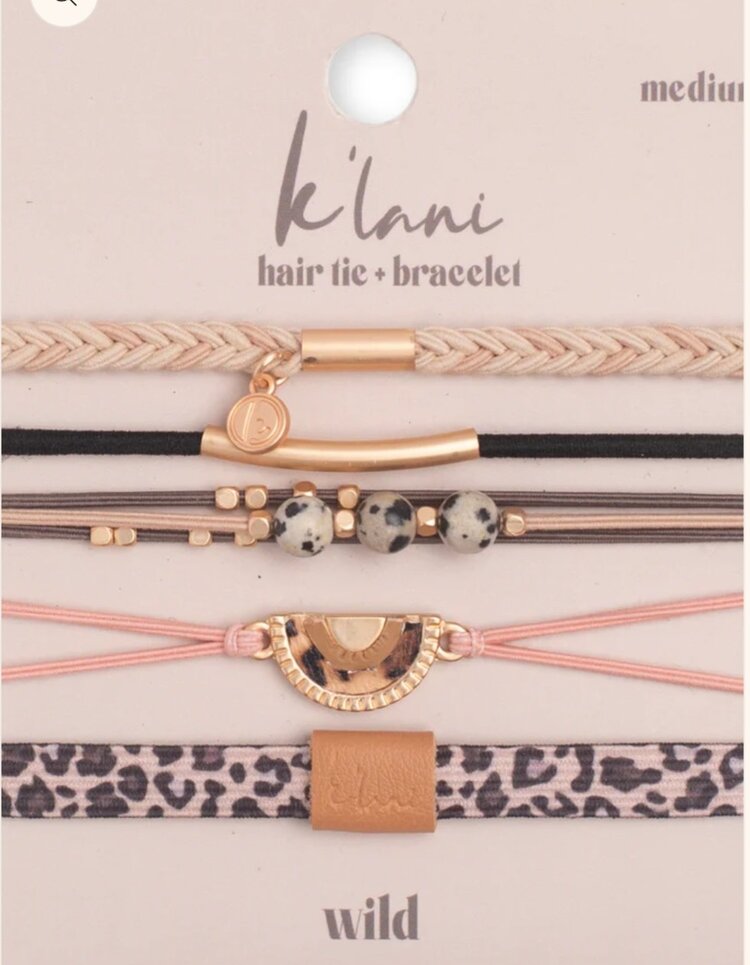 Wild hairtie bracelets