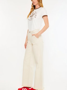 Kan Can High Rise Wide Leg Jeans