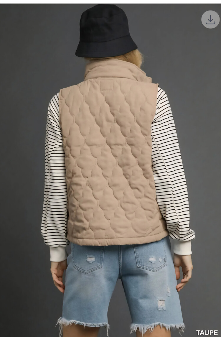 Umgee Wild Side Quilted Vest