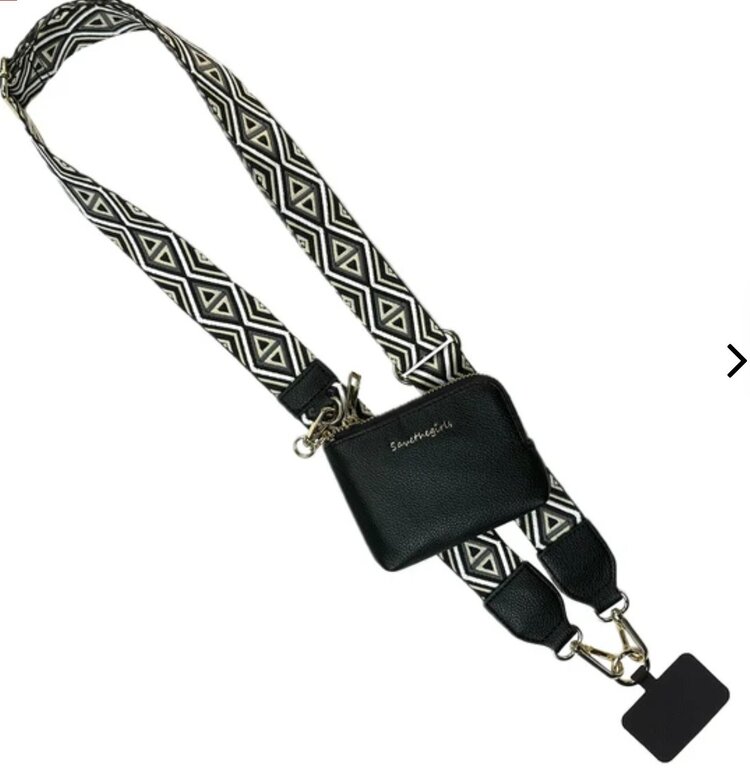 Save The Girls Clip & Go strap with zippered pouch