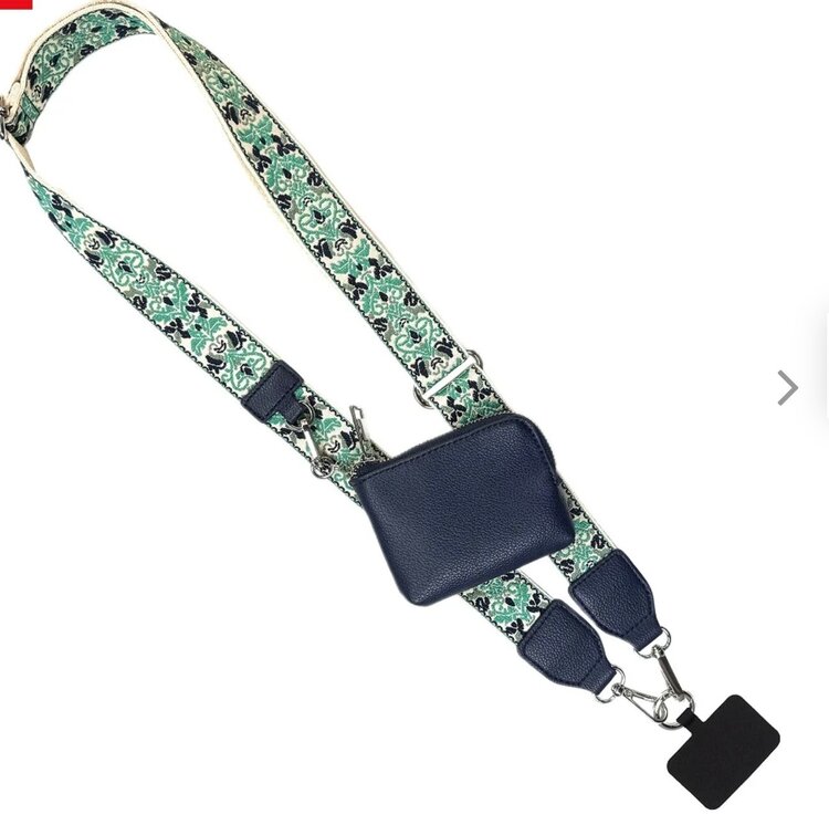 Save The Girls Clip & Go strap with zippered pouch