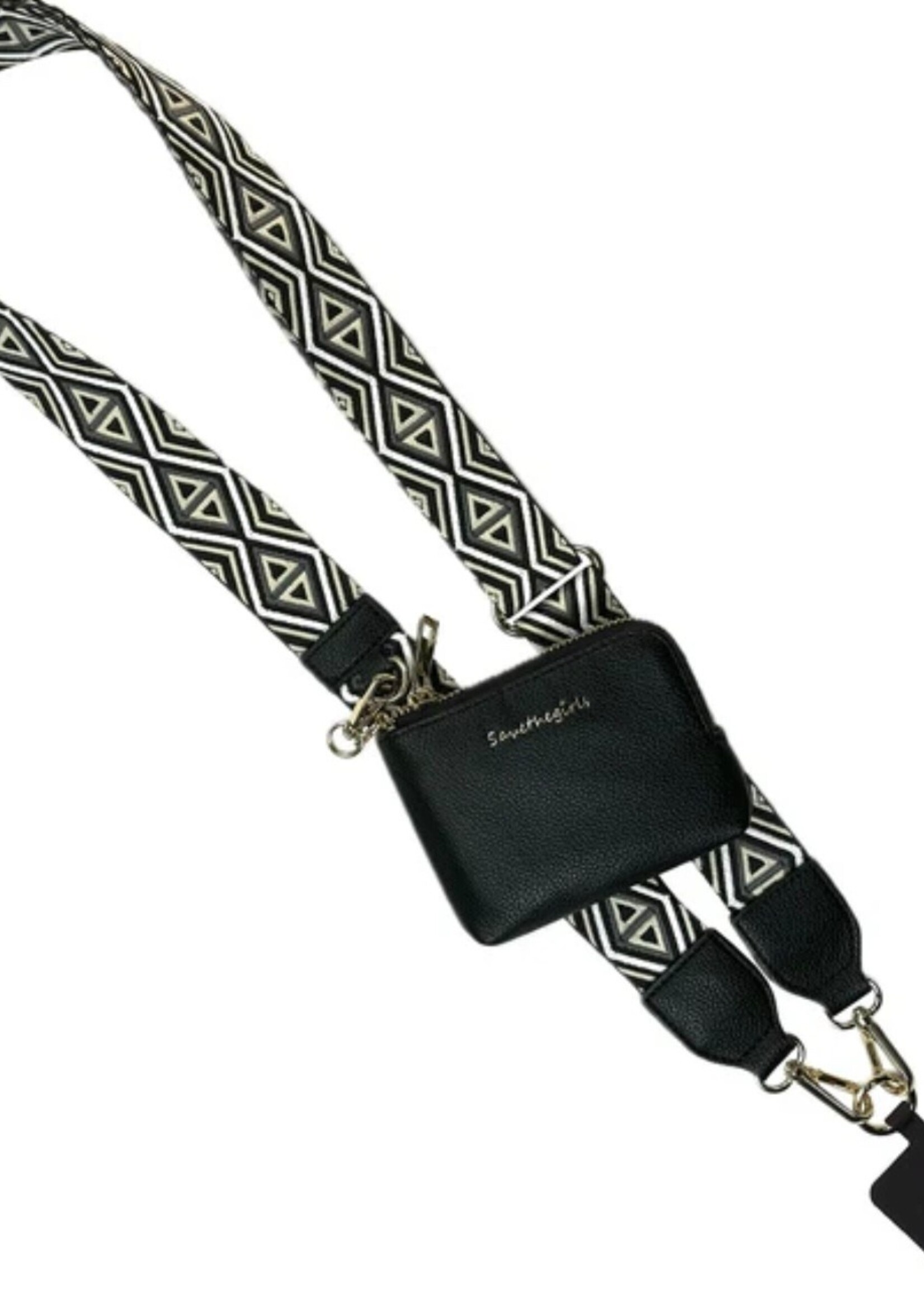 Save The Girls Clip & Go strap with zippered pouch