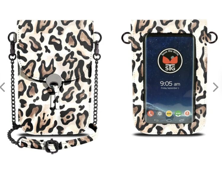 Save The Girls Colorado Bold Cheetah phone bag