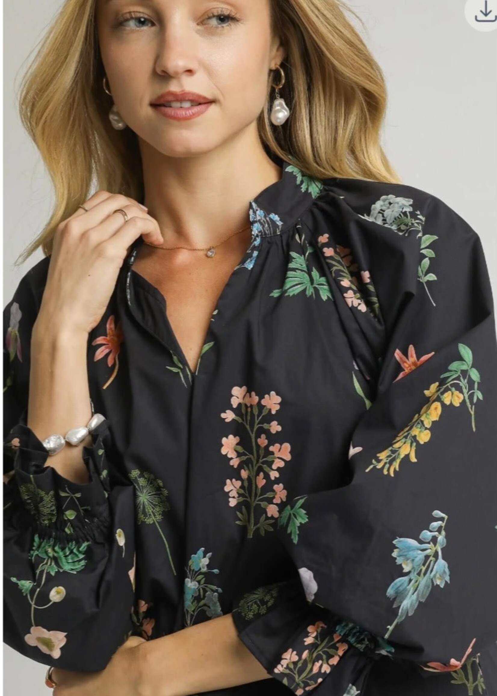 Umgee Botanical Dreams Blouse