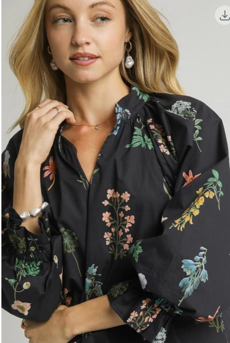 Umgee Botanical Dreams Blouse