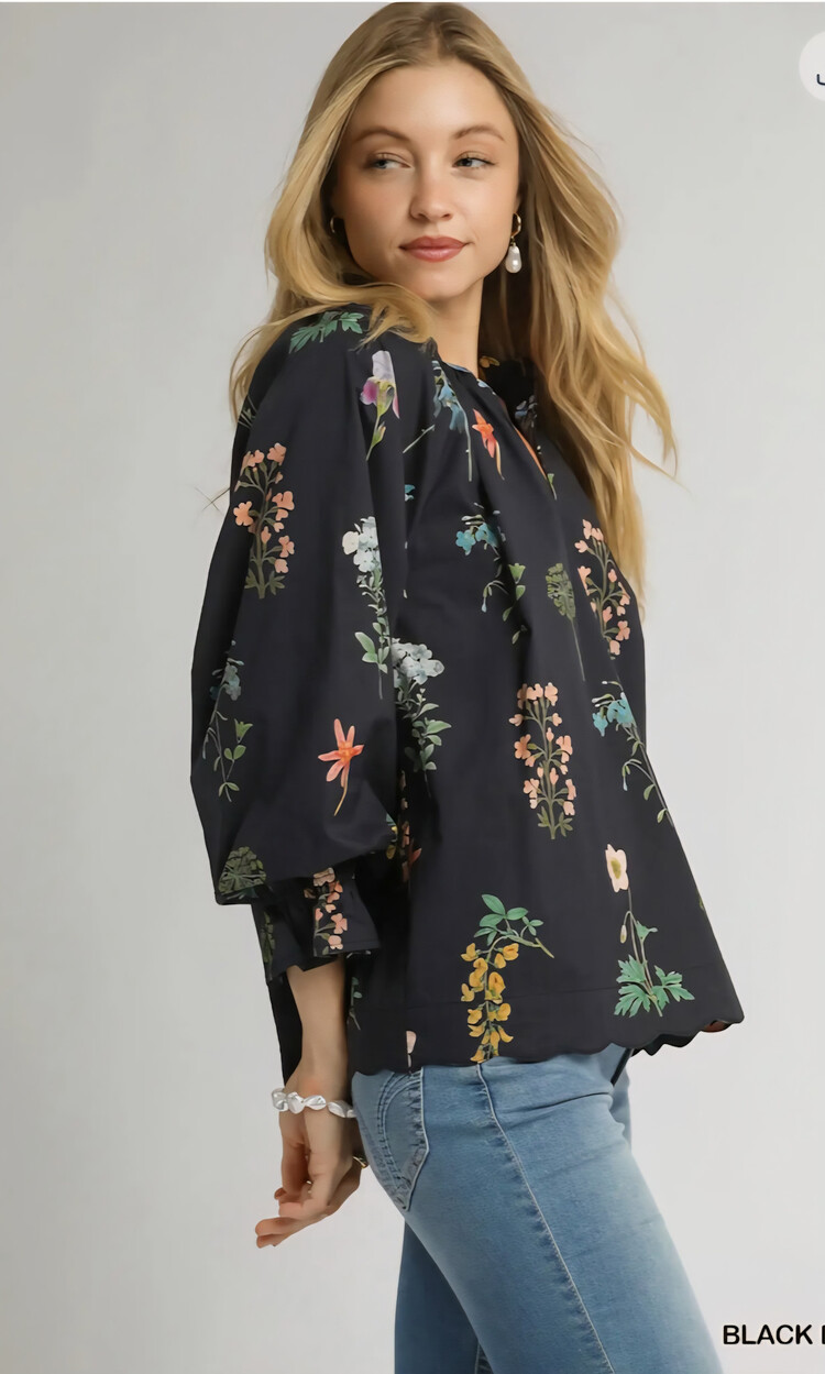 Umgee Botanical Dreams Blouse
