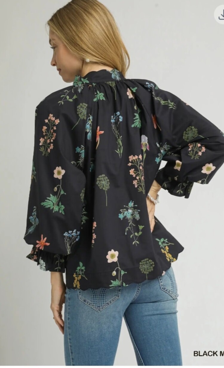 Umgee Botanical Dreams Blouse