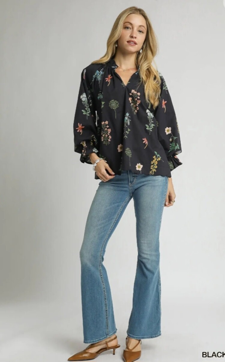 Umgee Botanical Dreams Blouse