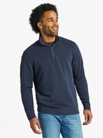 Life is Good MEN'S SOLID FRENCH TERRY QUARTER ZIP