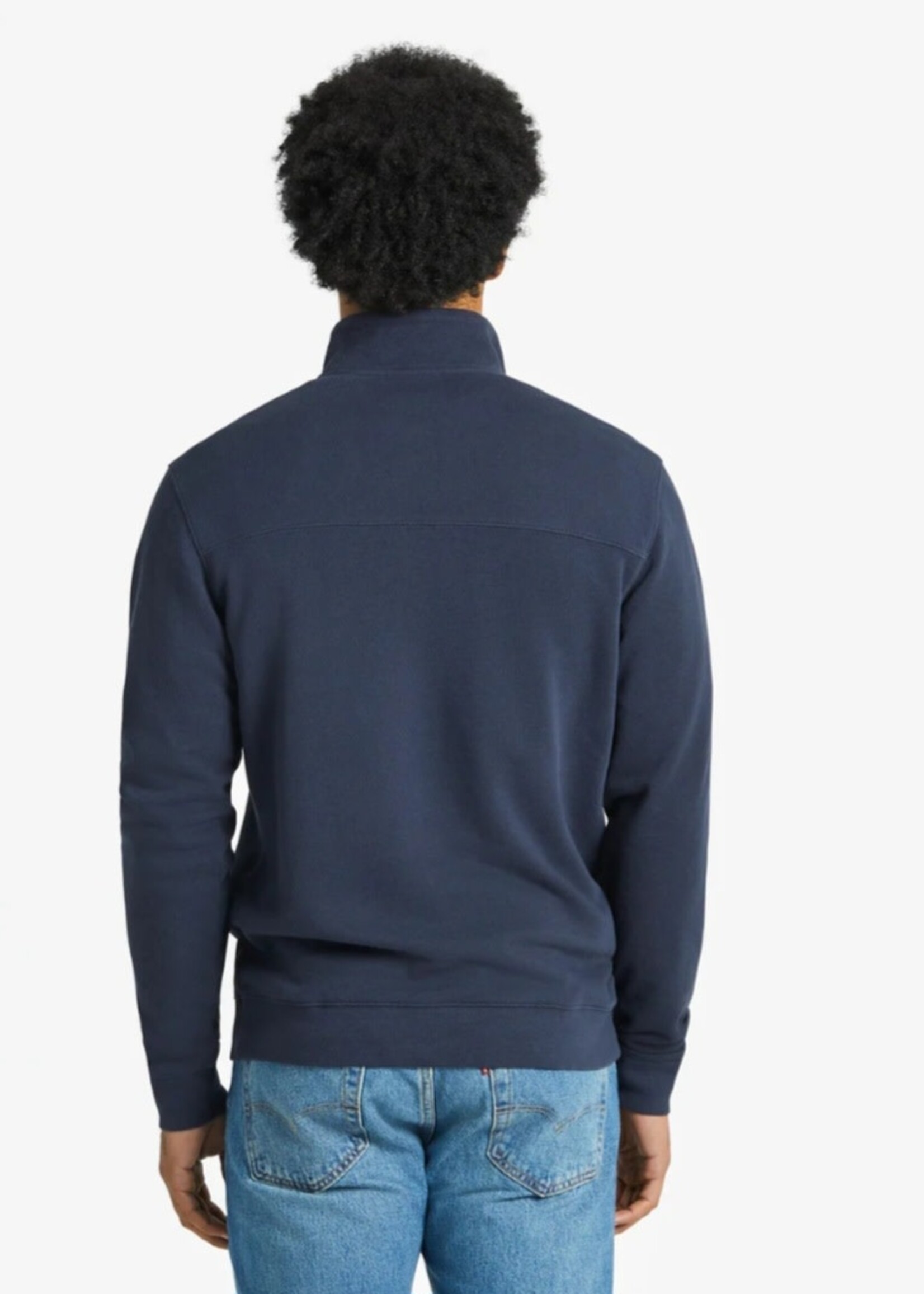 Life is Good MEN'S SOLID FRENCH TERRY QUARTER ZIP