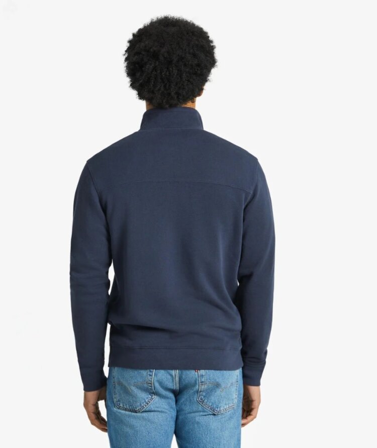 Life is Good MEN'S SOLID FRENCH TERRY QUARTER ZIP