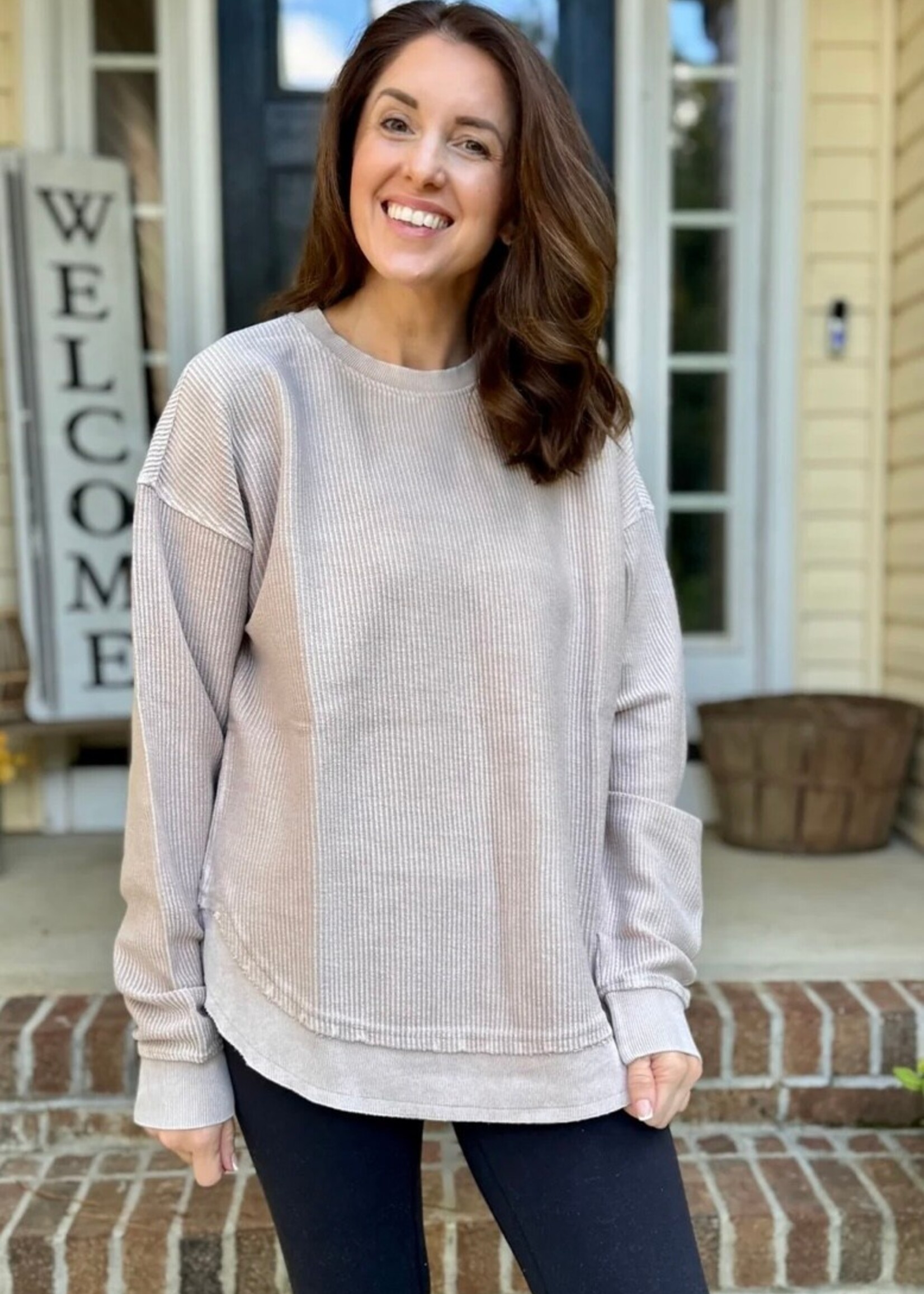 Moon Ryder Rounded Bottom corded crew