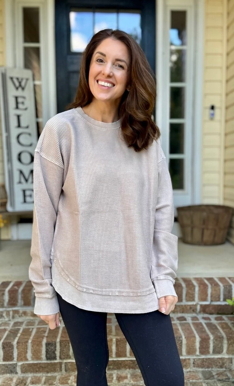 Moon Ryder Rounded Bottom corded crew