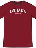 Life is Good WOMEN'S INDIANA ARCH SHORT SLEEVE CRUSHE