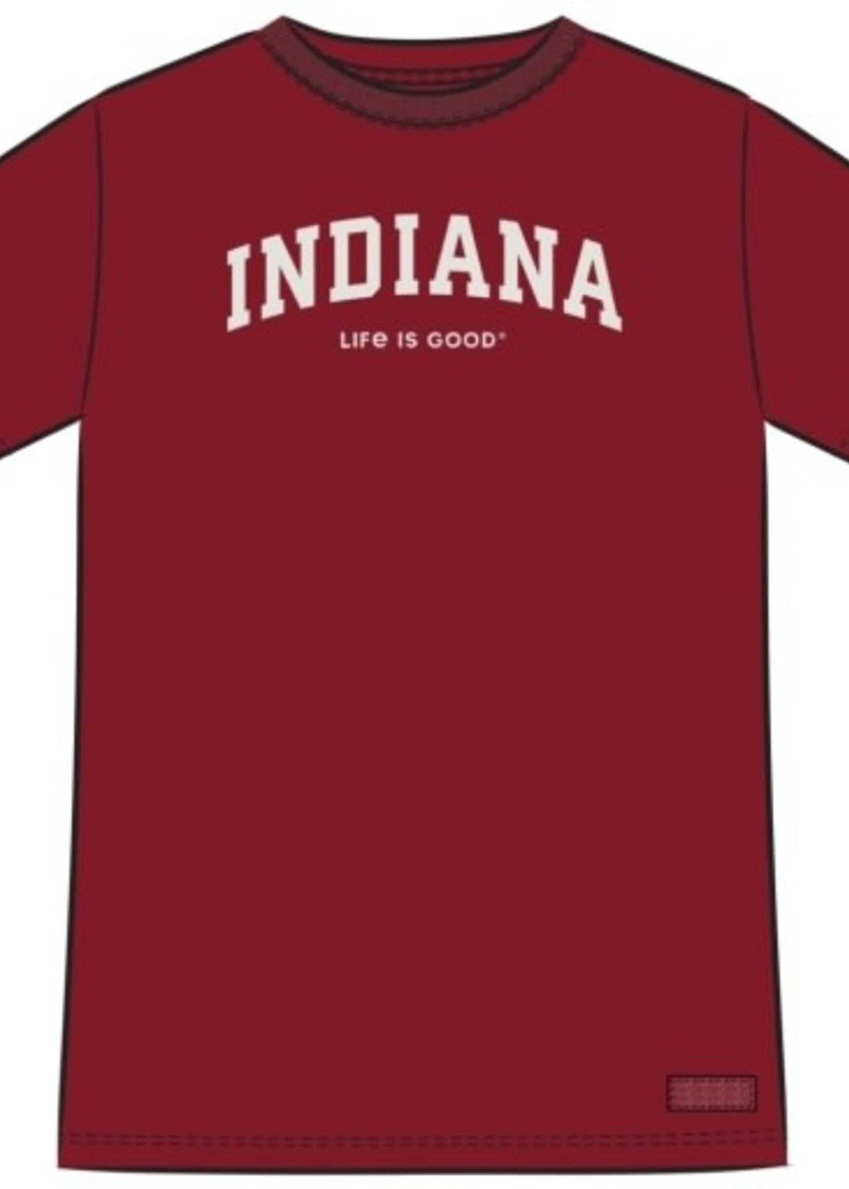 Life is Good WOMEN'S INDIANA ARCH SHORT SLEEVE CRUSHE