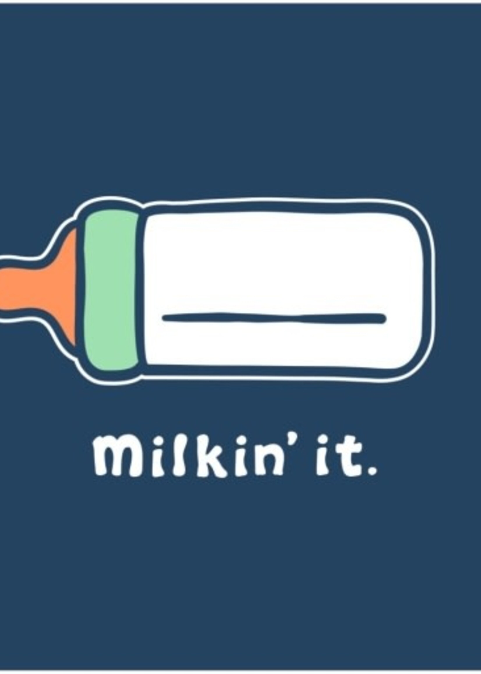 Life is Good MILKIN IT LONG SLEEVE CRUSHER BABY BODYS