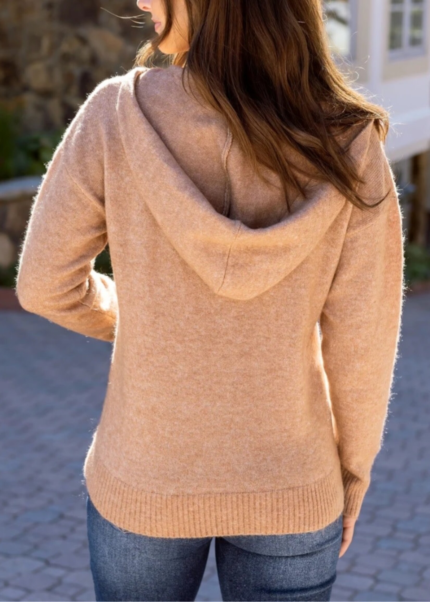 Grace & Lace Soft knit Hoodie Sweater