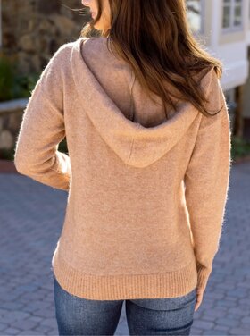 Grace & Lace Soft knit Hoodie Sweater
