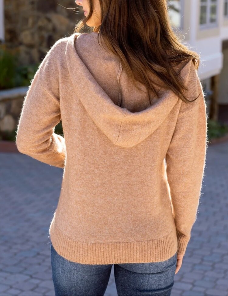 Grace & Lace Soft knit Hoodie Sweater