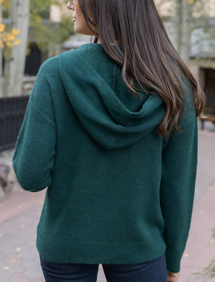 Grace & Lace Soft knit Hoodie Sweater