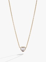 ALEX AND ANI crystal heart pendant necklace