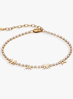 ALEX AND ANI 'mama' crystal tennis bracelet