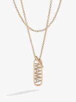 ALEX AND ANI mama toggle pendant necklace