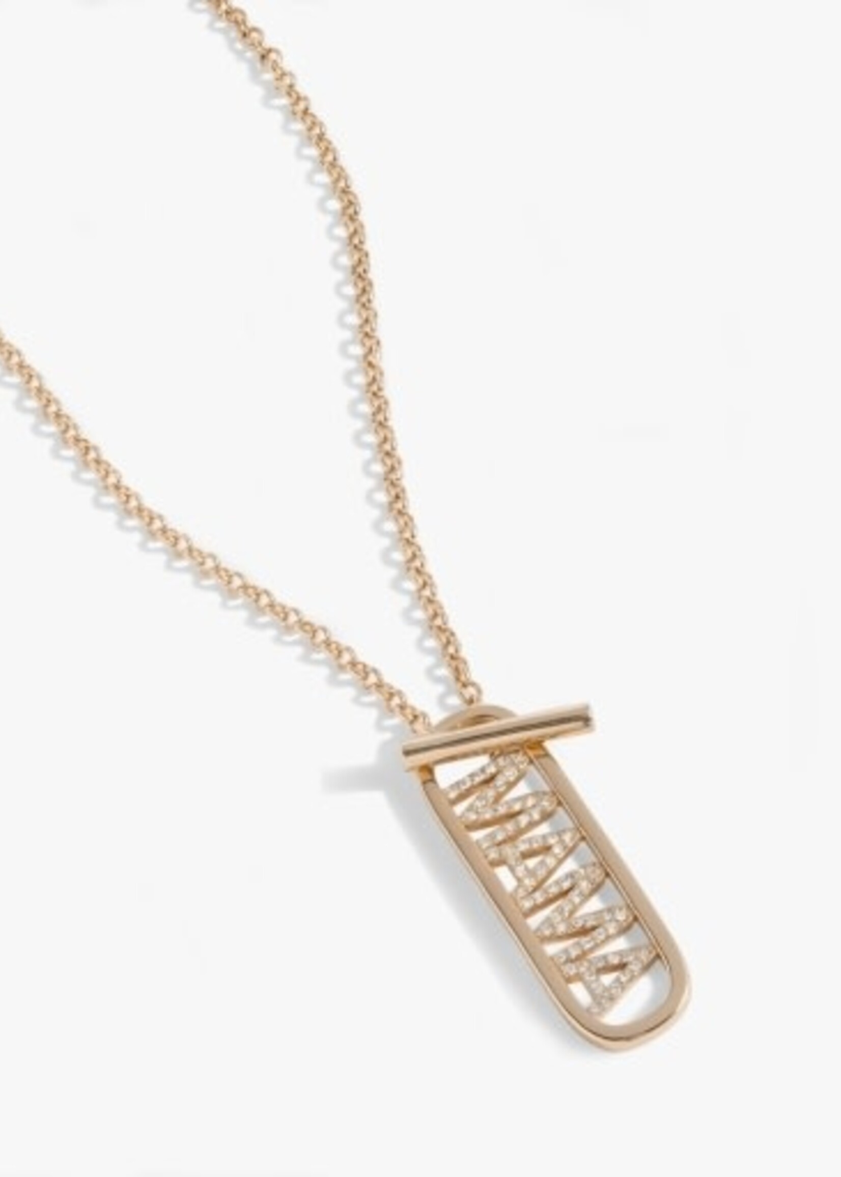 ALEX AND ANI mama toggle pendant necklace