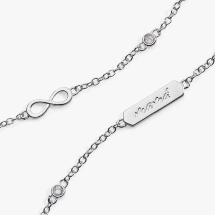 ALEX AND ANI mamá infinity chain double strand bracelet