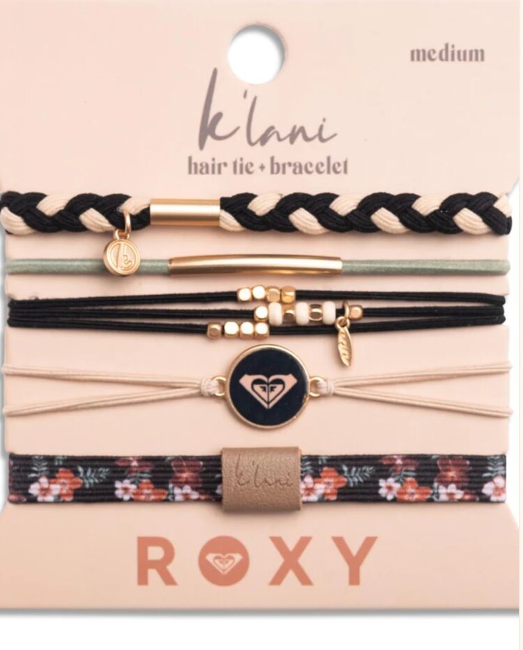 kilani Roxy coastal drift hairtie bracelets