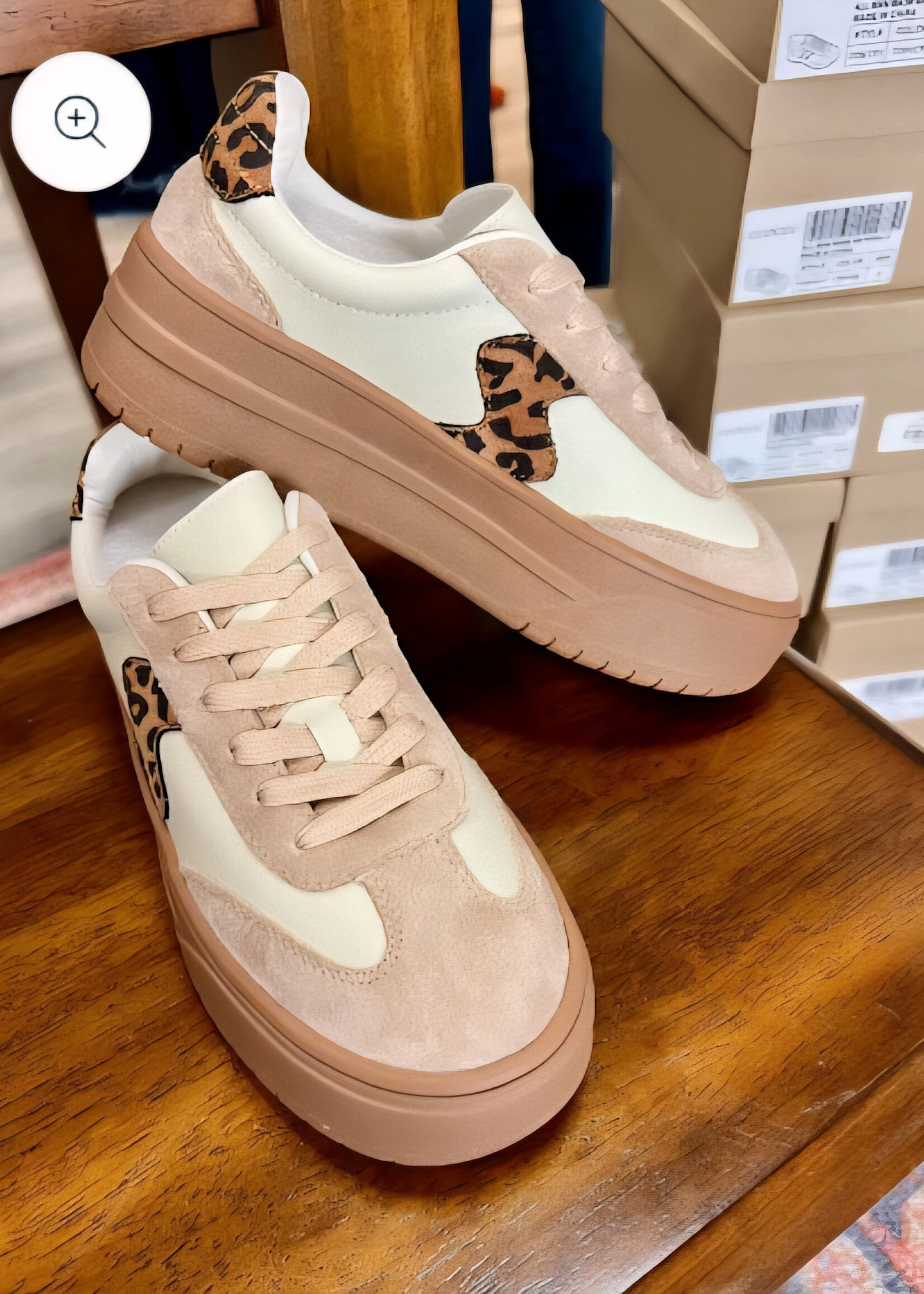Corkys Footwear Pop Off Ivory Sneaker