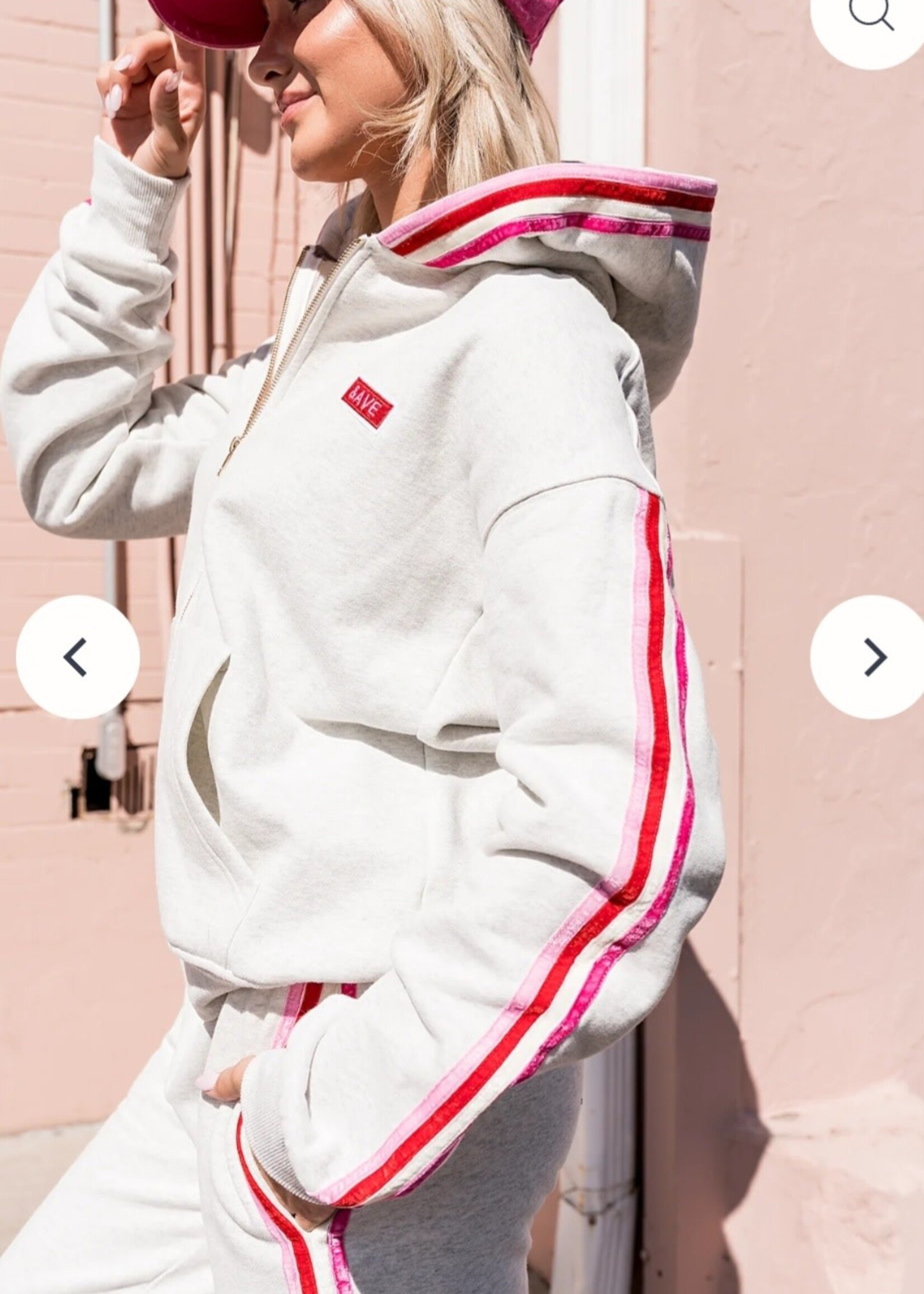 Ampersand Avenue Comfort Zone Full Zip -Main Squeeze