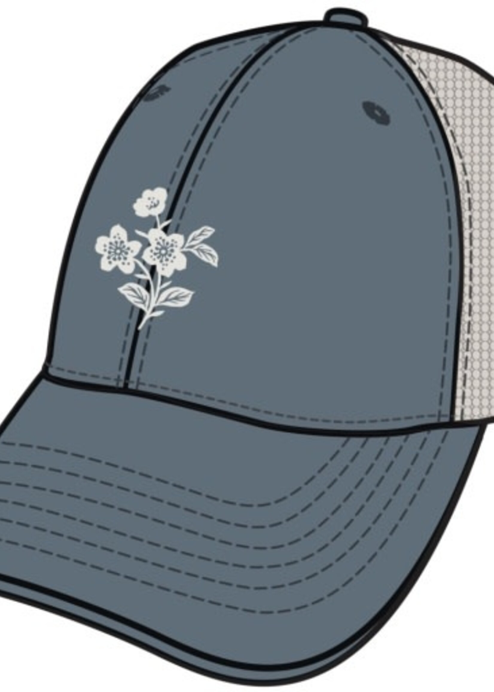 Life is Good ADULT UNISEX CRAFTY WILDFLOWERS TRUCKER