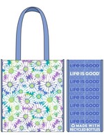 Life is Good TIE DYE DAISY PATTERN THE GOOD TOTE