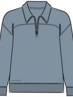 Life is Good WOMEN'S SOLID FRENCH TERRY BOXY QUARTER