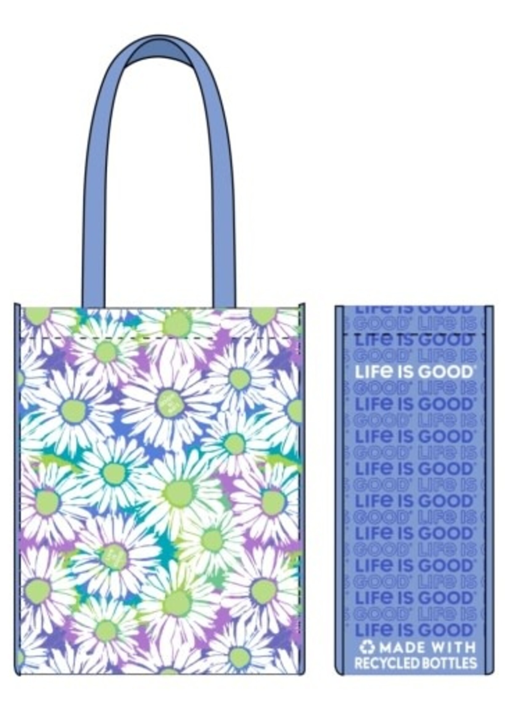 Life is Good ADULT UNISEX TIE DYE DAISY PATTERN THE S