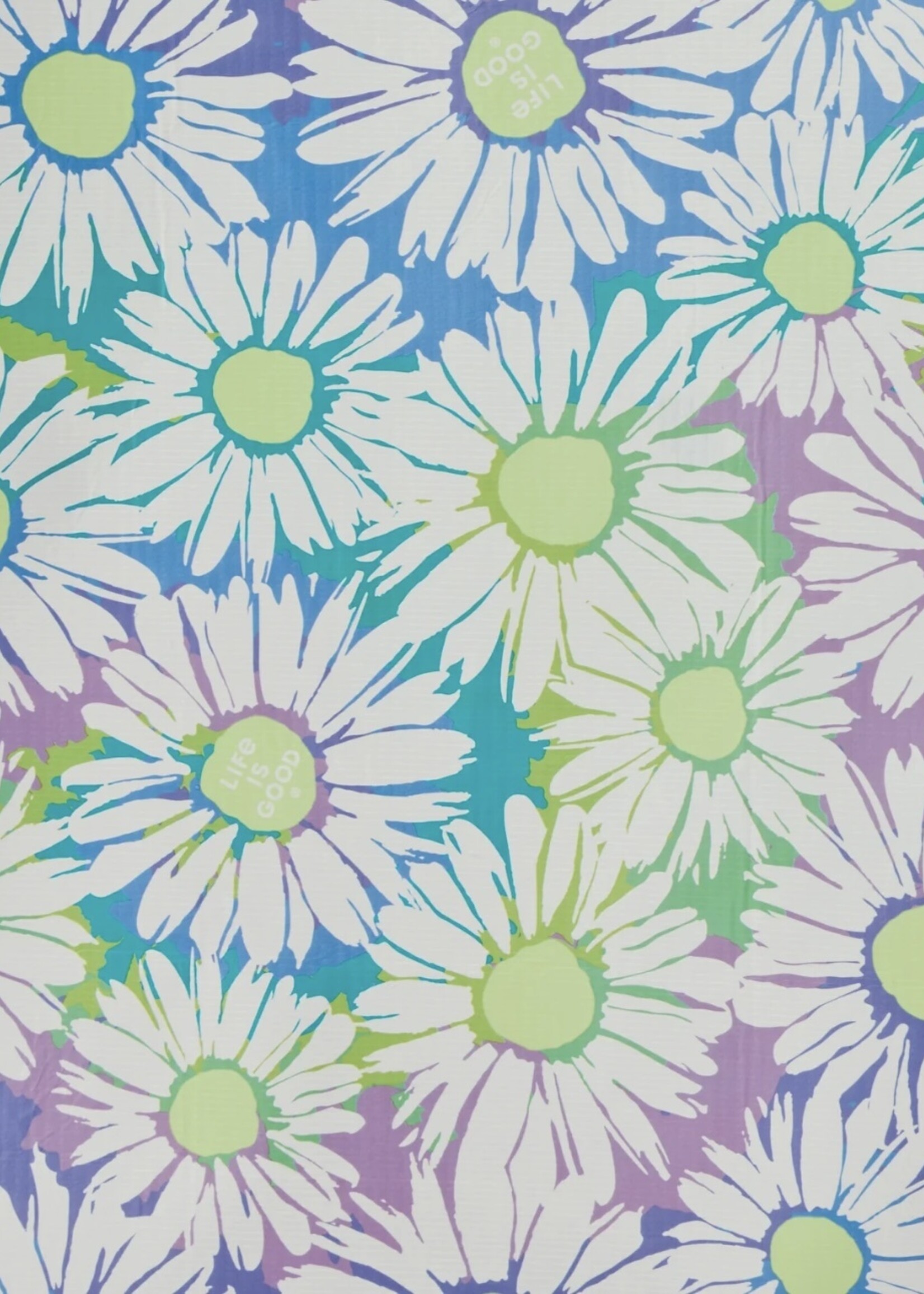 Life is Good ADULT UNISEX TIE DYE DAISY PATTERN THE S