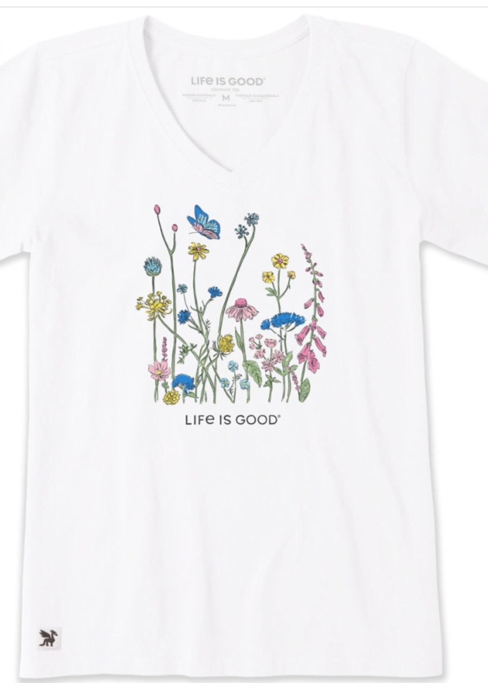 Life is Good WOMEN'S BUTTERFLY FLOWER POWER SHORT SLE