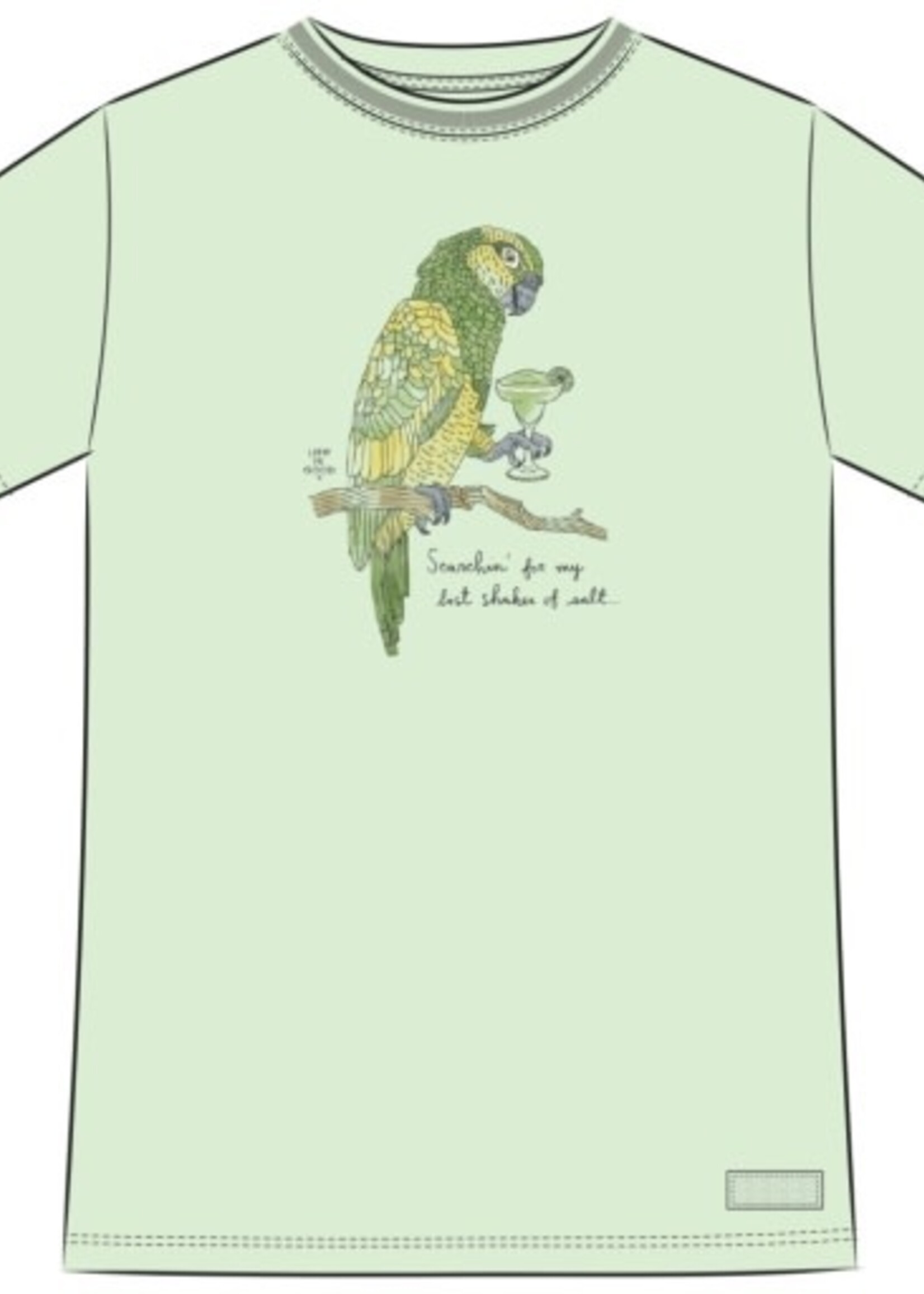 Life is Good WOMEN'S MARGARITA PARROT SHORT SLEEVE CR